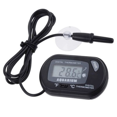LCD Digital Aquarium Thermometer, Digital Thermometer Hygrometer, Aquarium Wa...