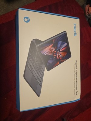 Runelk Magnetic Suspension Keyboard Case For Ipad 10th Generation With Touchpad
