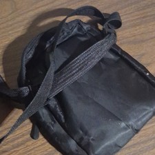 Black Shark Graphic Print Crossbody Bag Zip C...