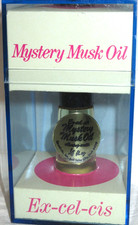 RARE 60s Ex-cel-cis Musk Mystery Oil Perfume Made In USA Vintage New Old stock