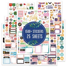 1500 Aesthetic Monthly Planner Stickers Calendar Stickers for Journal Planner