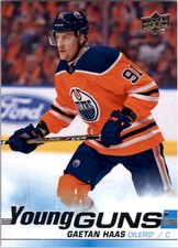 2019-20 Upper Deck #232 Gaetan Haas YG RC - HKY