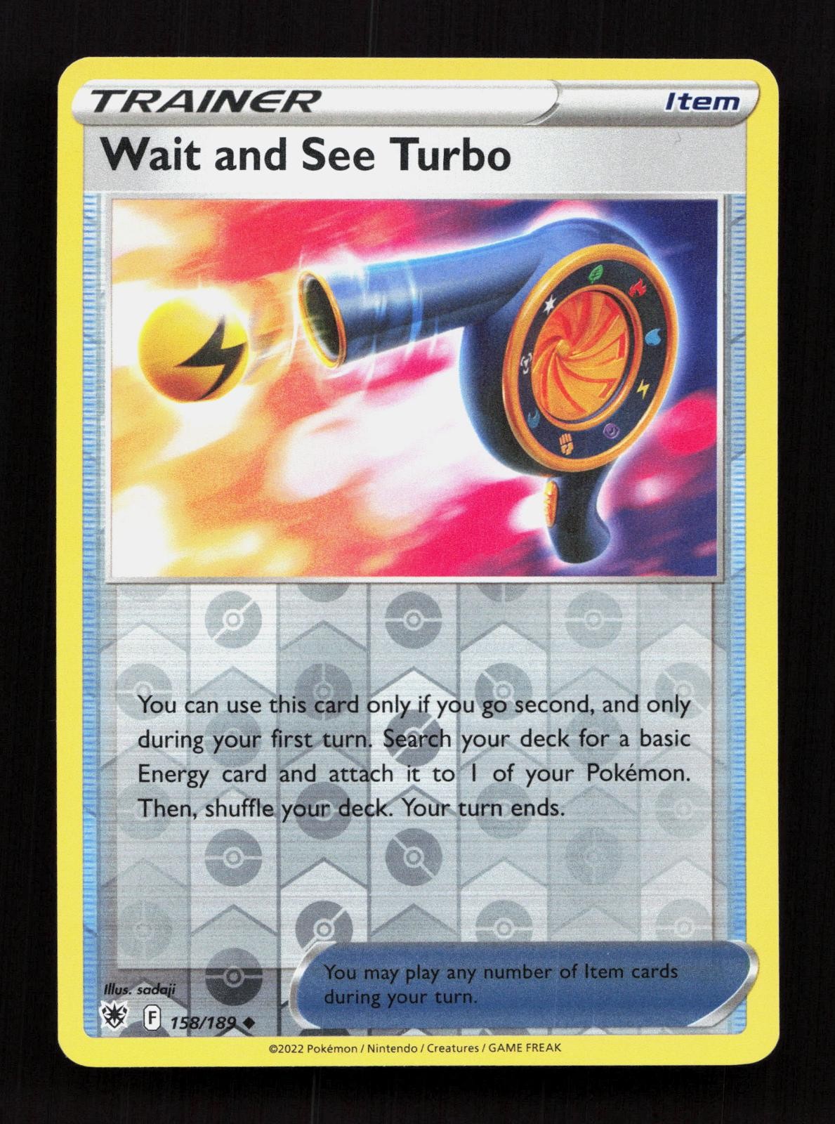 Wait and See Turbo 158/189 Astral Radiance Uncommon Pokemon Reverse Holo LP