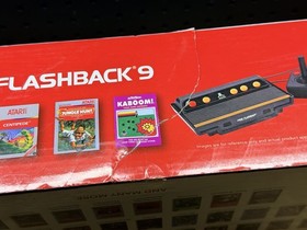 ATARI FLASHBACK 9 110 GAMES MINI CONSOLE COMPLETE SPACE INVADERS + FROGGER 2018
