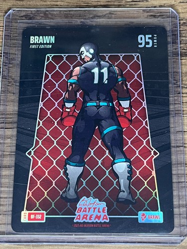 2026 Bo Jackson Battle Arena #BF-332 `BRAWN` AJ Brown Brawl Battlefoil