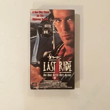 The Last Ride VHS - Rare AIP Horror Action 