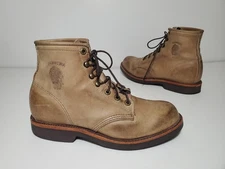 Chippewa 20067 Men's Lace Up Leather Boots Tan Rodeo US Size 8.5D