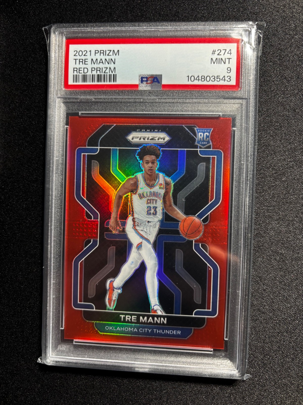 2021-22 Panini Prizm - Tre Mann #274 Red Prizm /299 (RC)