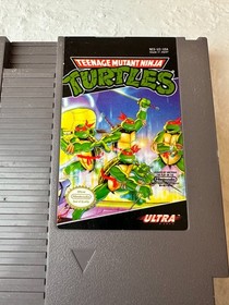 Teenage Mutant Ninja Turtles Arcade Video Game Cartridge Nintendo Nes Authentic