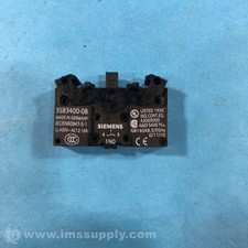 Siemens 3SB3400-0B Contact Block FNIP