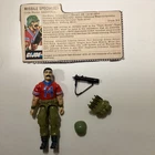 1985 Bazooka Figure File Card Vintage G.I. GI Joe 3.75 ARAH Lot 100% Complete