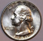 1960-D Washington Quarter - BU - #0149EA - FREE SHIPPING
