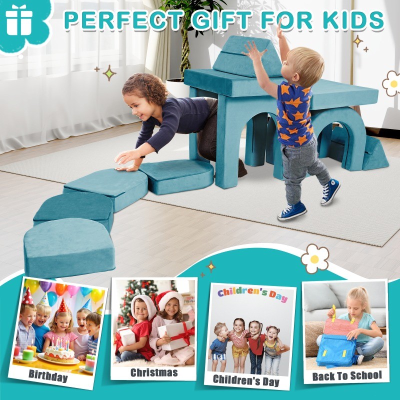Divano modulare per bambini 12 pezzi foto 5