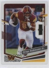 2023 Panini Clearly Donruss Gold Brian Robinson Jr #49 0u27