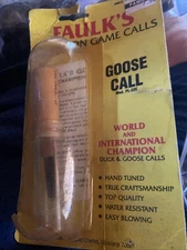 FAULKS Nos  Champion Game Call Goose Call Model PL-22C New w Instructions