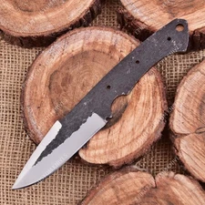 8'' 1095 High Carbon Steel Knife Blank Blade DIY Bushcraft Hunting Knife Making