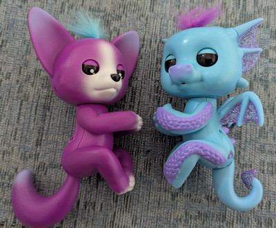Fingerlings fox and dragon von WowWee Fuchs und Drachen Interaktives Spiel
