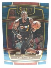 2021-22 Panini Select Bam Adebayo #59 Concourse Blue Miami Heat 