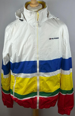 Tommy Hilfiger Segelyacht Jacke - Erwachsene Größe L - leichter ColourBlock