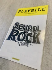 SCHOOL OF ROCK Playbill (Jan 2017) Broadway NYC