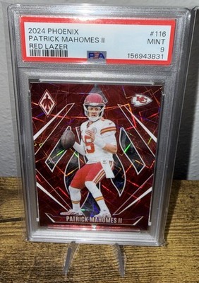 2024 Panini Phoenix - Patrick Mahomes II #116 Red Lazer/199 PSA 9