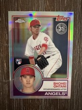 2018 Topps Chrome - 1983 Topps Refractor #83T-6 Shohei Ohtani (RC) Angels mint