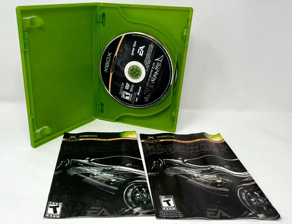 Need for Speed Most Wanted Black Edition (XBOX, 2005) Complete with Manual - Image 3 of 3