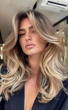 Short Ombre Blonde Wave 100  Human Hair 13x4 Lace Front Wig for Women