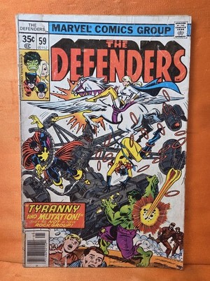 The Defenders #59 (Marvel Comics May 1978) Low Grade S1