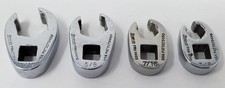 Snap-On 3/8" Crowfoot Wrench Set Lot Of (4) FRH220S, FRH200S, FRH140S, FRH120S 