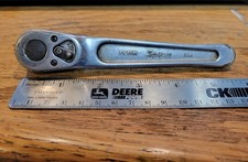 Vintage Snap-on Fv71m Ratchet 38 Drive 6 Inches Chrome Usa