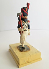 Stadden or similar Napoleonic Army Vintage Metal Soldier 2 3/4" high plus stand