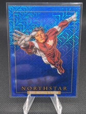 2024 Skybox Marvel Masterpieces ’92 Platinum Northstar #69 Blue Traxx