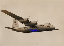 8x6 B&W Photo Herald G-AODE Queensland Airlines Farnborough 1955