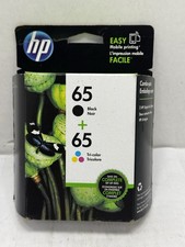 HP 65 Combo Ink Cartridges 65 Black Color New Genuine