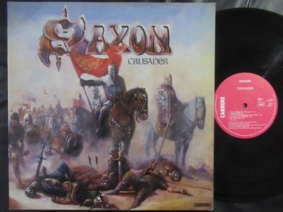 SAXON Crusader / LP France 1984 CARRERE 66081