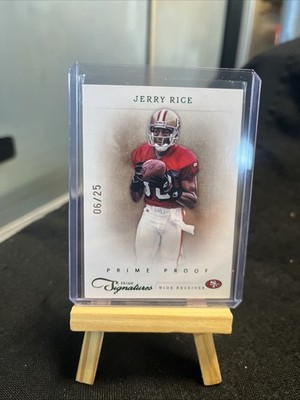 2011 Prime Signatures Jerry Rice No. 90 Prime Proof Green /25 NFL, 49ers, GOAT