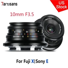 7artisans 10mm F3.5 APS-C Ultra Wide Angle Mirrorless Cameras Lens for E/X Mount