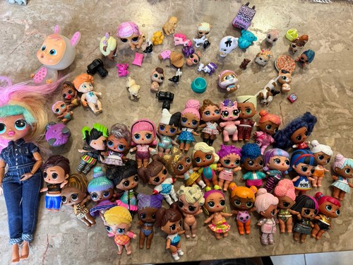 Large lot 39 of LOL Surprise Dolls  And 27 Pets Nice Clean 👍