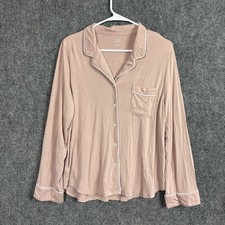 Cozy Earth pajama top M Pink Classic Minimal Bamboo Quiet Lovely