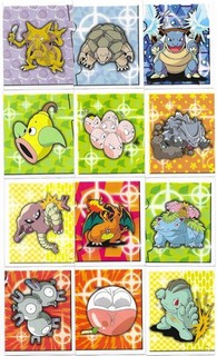 Merlin Pokemon Stickers Nintendo 1995 1996 and 1998