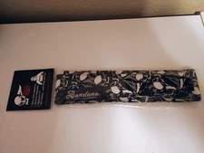 Sandana Paintball Ghost Flying Skulls Headband New In Package Silver Tag