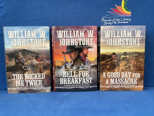 Lot of 5 - Western Fiction by William W. Johnstone Hard Cover with Dust Jackets - Picture 6 of 7