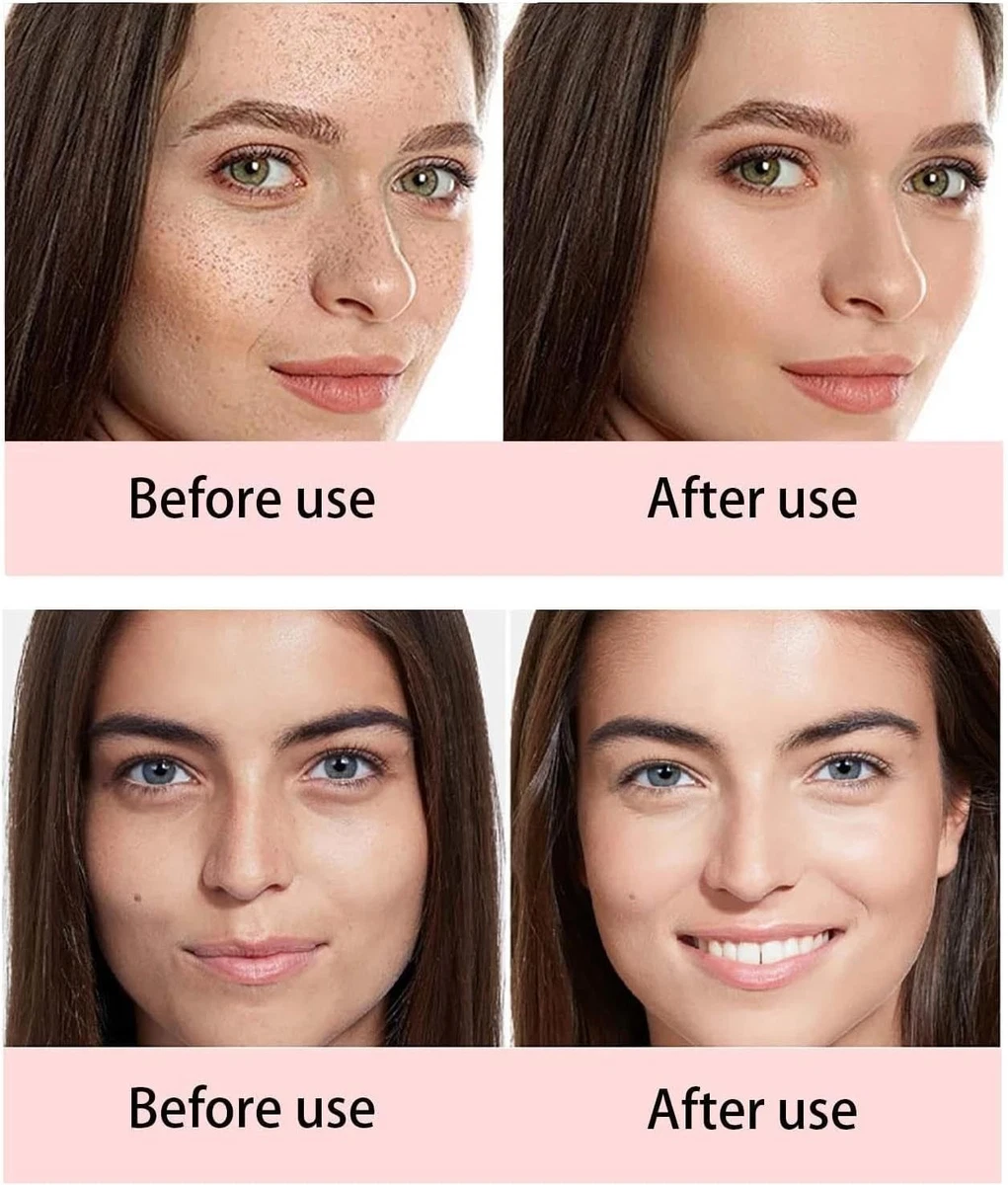 2-in-1 Full Coverage Under Eye Brightener and Concealer - Long Lasting Correctin