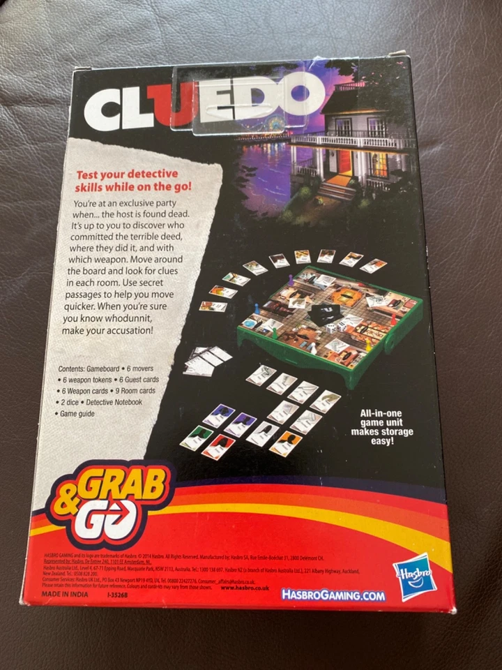 Cluedo Grab and Go Game - Travel Size Game - NEW - Image 2 of 4
