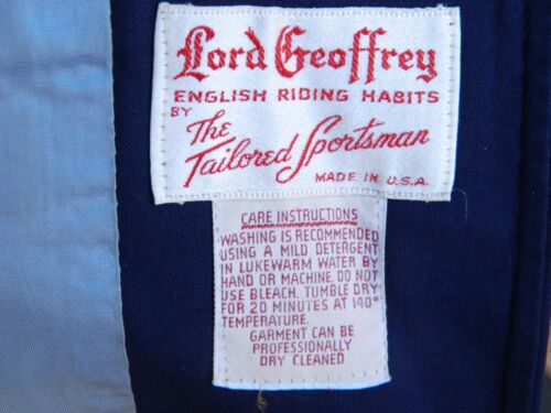 Vintage Young Ladies English Horse Riding Coat / Jacket by Lord Geoffrey - Picture 3 of 5
