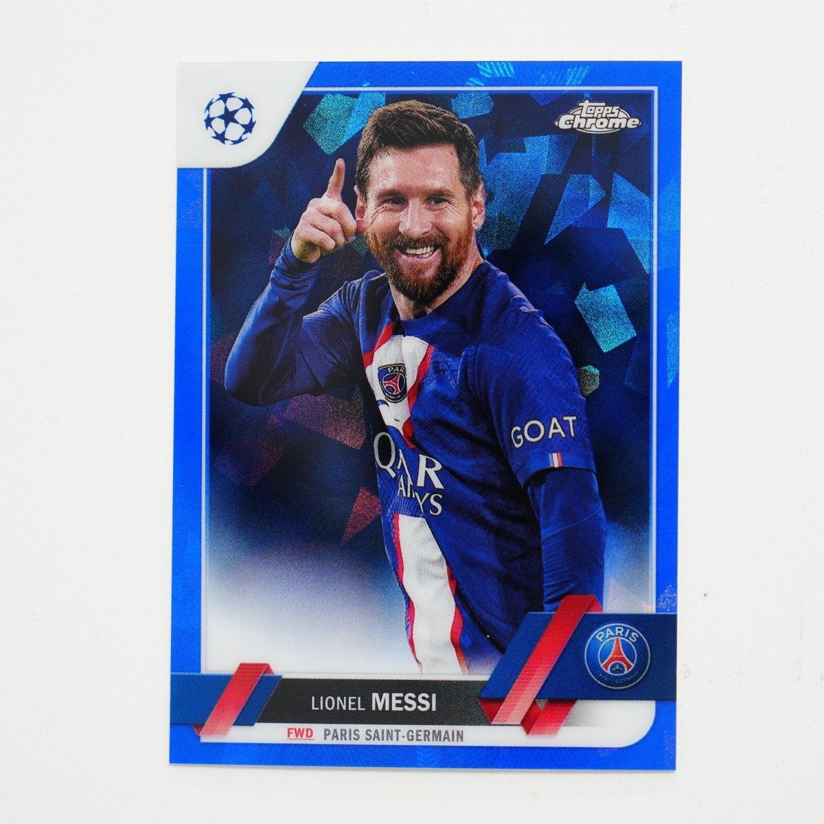 2022-23 Topps Chrome Sapphire UEFA UCC Lionel Messi Image