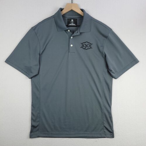 Disney Club 33 Poloshirt Herren mittelgrau 1901 Lounge bestickt DCA exklusiv