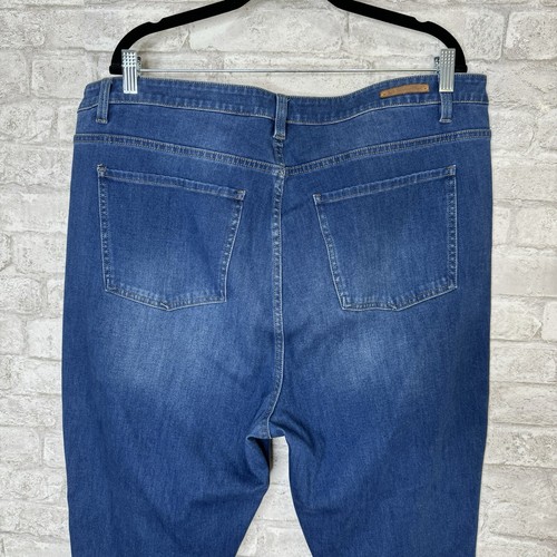 Soft Surroundings Jeans Womens Plus 20W Denim Tapered Leg Medium Wash Stretch - Picture 5 of 14