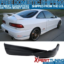 Fits 1994-1997 Acura Integra T-R Style 2PCS Rear Bumper Lip Splitter Valance ABS